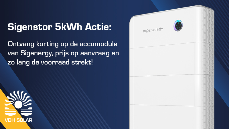 Sigenergy Actie 5kWh Batterij